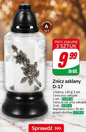 Znicz szklany D-17