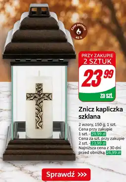 Dino Znicz kapliczka szklana oferta