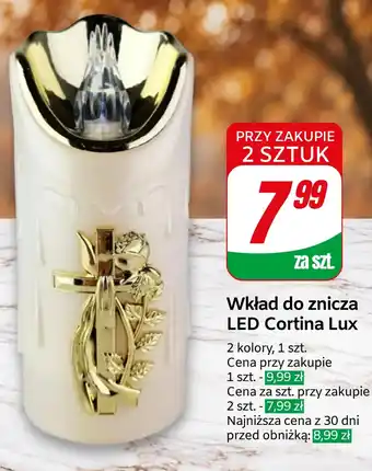 Wkład do znicza LED Cortina Lux