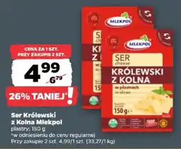 Netto Ser Królewski z Kolna Mlekpolski oferta