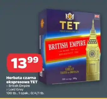 Herbata czarna ekspresowa TET