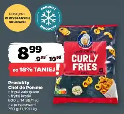 Netto Frytki zakręcone Chef de Pomme oferta
