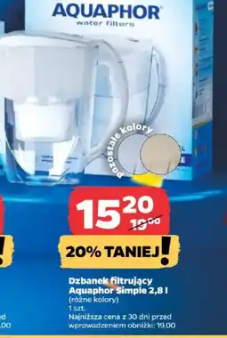 Netto Dzbanek filtrujący Aquaphor Simple oferta
