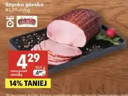 Delikatesy Centrum Szynka górská Taurus oferta