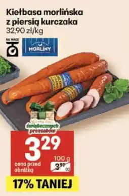 Delikatesy Centrum Kiełbasa morlińska z piersią kurczaka oferta