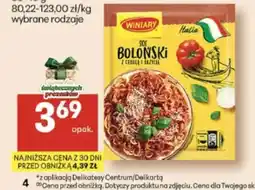 Delikatesy Centrum Sos Bolonski z Cebulą i Bazylia Winiary oferta
