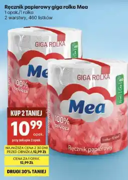 Delikatesy Centrum Ręcznik papierowy giga rolka Mea oferta