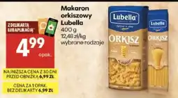 Delikatesy Centrum Makaron orkiszowy Lubella oferta
