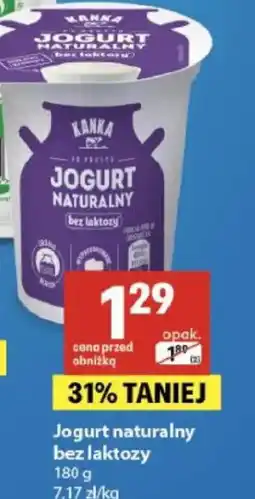 Delikatesy Centrum Jogurt naturalny bez laktozy oferta