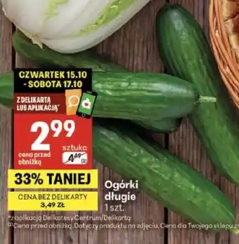 Delikatesy Centrum Ogórki długie oferta