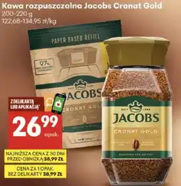 Delikatesy Centrum Kawa rozpuszczalna Jacobs Cronat Gold oferta