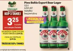 Delikatesy Centrum Piwo Baltic Export Beer Lager oferta