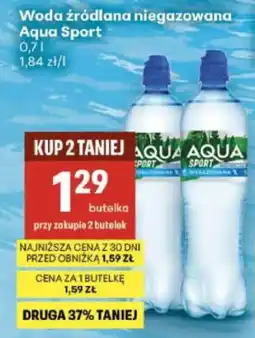 Delikatesy Centrum Woda źródlana niegazowana Aqua Sport oferta