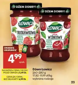 Delikatesy Centrum Dżem Łowicz Wiśniowy oferta