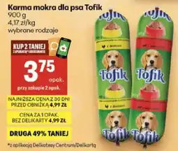 Delikatesy Centrum Karma mokra dla psa Tofik oferta