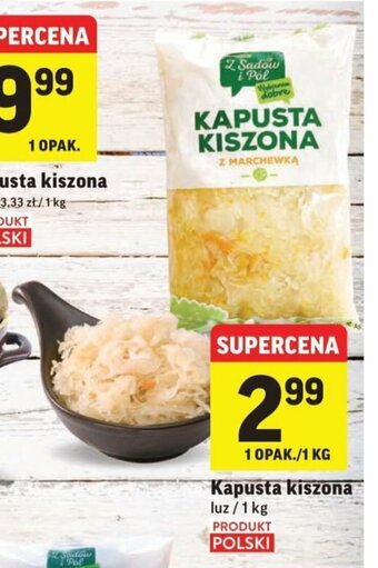 Intermarche Kapusta kiszona 1kg oferta