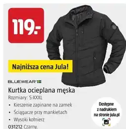 Jula Kurtka ocieplana męska Bluewear oferta