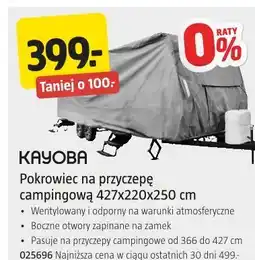 Jula Pokrowiec na przyczepę campingową 427x220x250 cm oferta