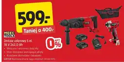 Jula Zestaw udarowy 5 el. MEEC TOOLS 18 V 2x2,0 Ah oferta