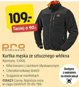 Jula Kurtka męska ze sztucznego włókna Bluewear Pro Workwear oferta