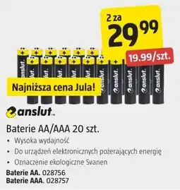 Jula Anslut Baterie AA/AAA 20 szt oferta