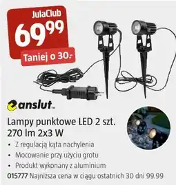 Jula Lampy punktowe LED 2 szt. 270 lm 2x3 W oferta