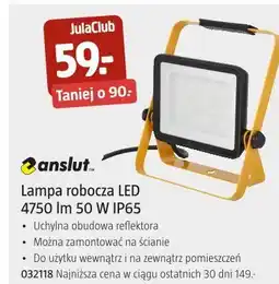 Jula Lampa robocza LED 4750 lm 50 W IP65 oferta