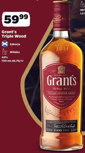 Grant's Triple Wood Blended Scotch Whisky