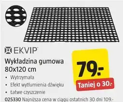Jula EKVIP Wykładzina gumowa 80x120 cm oferta