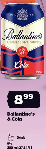 Netto Ballantine's & Cola oferta