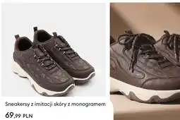 Sinsay Sneakersy z imitacji skóry z monogramem Sinsay oferta