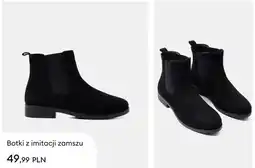 Sinsay Botki z imitacji zamszu oferta