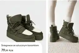 Sinsay Śniegowce ze sztucznym barankiem Sinsay oferta