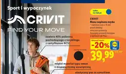 Lidl Bluza rozpinana męska Crivit oferta