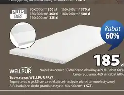 JYSK Materac Wellpur oferta