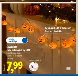 Lidl Łańcuch świetlny LED Livarno oferta