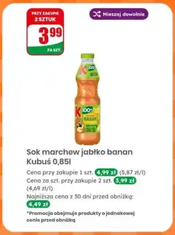 Dino Sok marchew jabłko banan Kubuś oferta