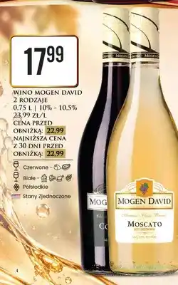 Dino Wino czerwone Mogen David Concord oferta