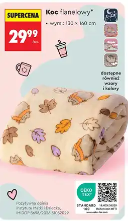 Biedronka Koc TEX oferta