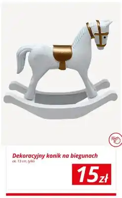 KiK Dekoracyjny konik na biegunach ok. 13 cm oferta