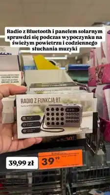 Biedronka Radio z funkcją Bt Syste oferta