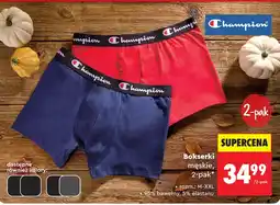 Biedronka Bokserki męskie Champion oferta