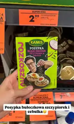 Biedronka Posypka bułeczkowa Kamis Rozkoszny szczypiorek i cebulka oferta