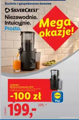 Lidl Wyciskarka wolnoobrotowa Silvercrest 200W oferta