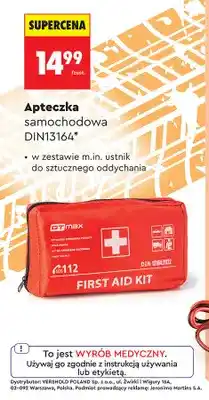 Biedronka Apteczka samochodowa DIN13164 Gt max oferta