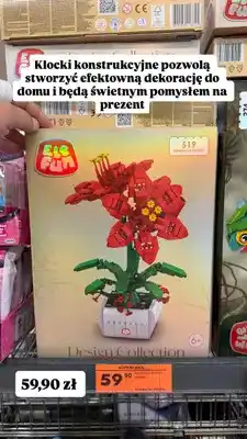 Biedronka Klocki konstrukcyjne EleFun Design Collection Kwiaty w wazonie oferta