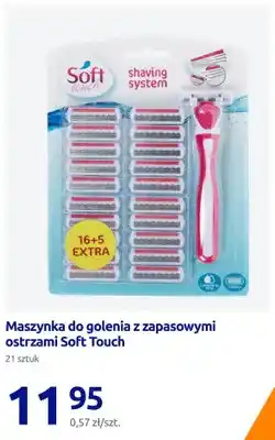 Action Maszynka do golenia z zapasowymi ostrzami Soft Touch oferta