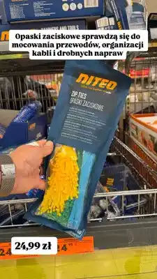 Biedronka Opaski zaciskowe Niteo oferta