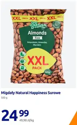 Action Migdały Natural Happiness surowe oferta