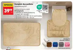 Biedronka Komplet dywaników łazienkowych oferta